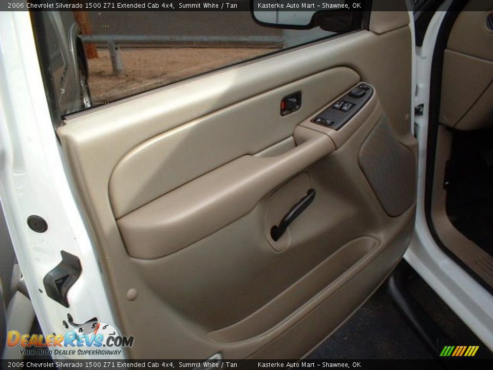 2006 Chevrolet Silverado 1500 Z71 Extended Cab 4x4 Summit White / Tan Photo #12