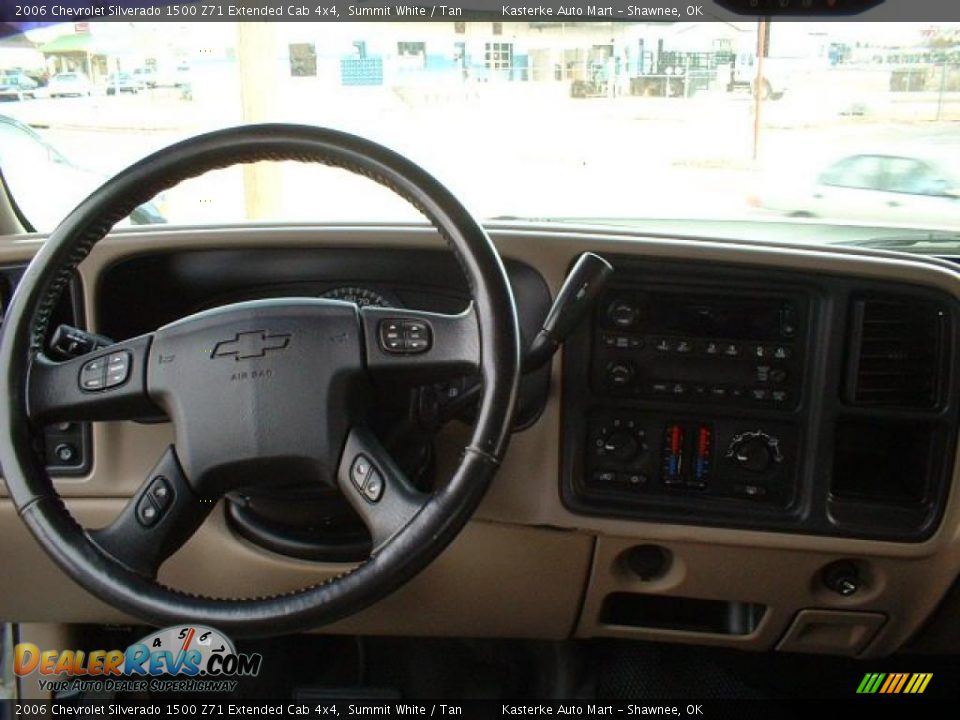 2006 Chevrolet Silverado 1500 Z71 Extended Cab 4x4 Summit White / Tan Photo #14