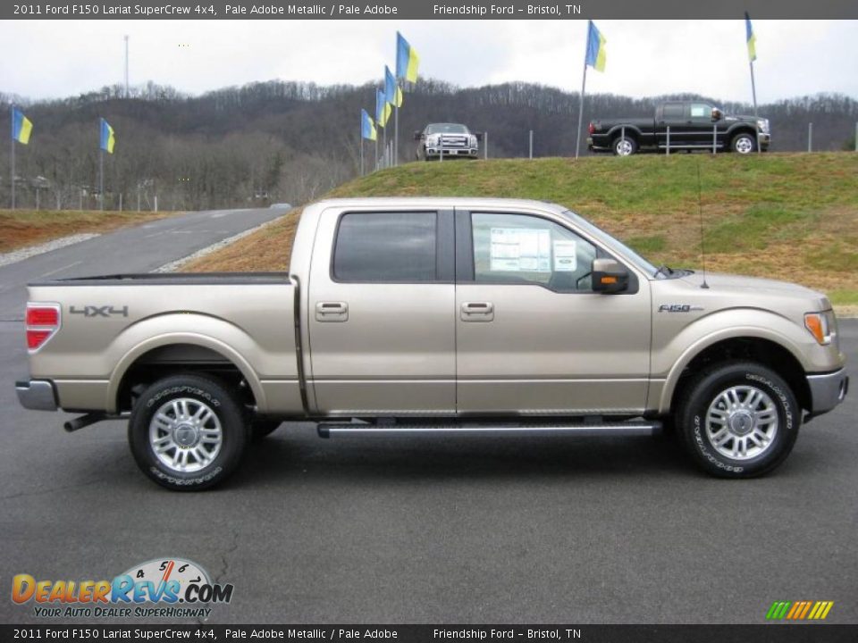 Pale Adobe Metallic 2011 Ford F150 Lariat SuperCrew 4x4 Photo #5