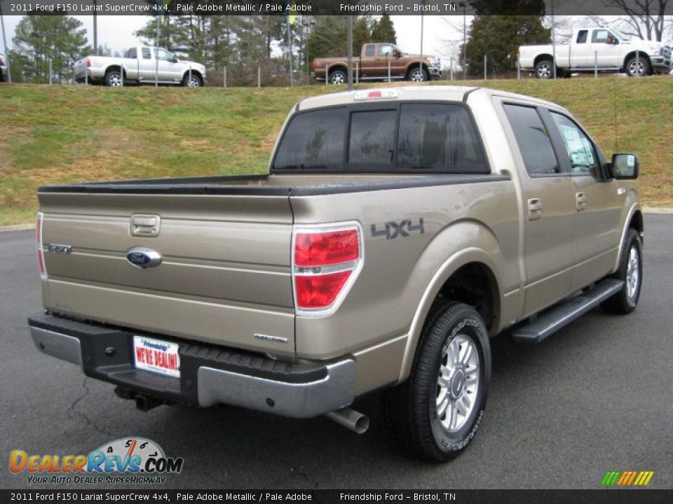 Pale Adobe Metallic 2011 Ford F150 Lariat SuperCrew 4x4 Photo #6