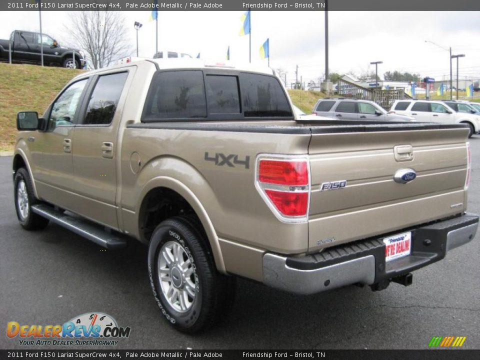 2011 Ford F150 Lariat SuperCrew 4x4 Pale Adobe Metallic / Pale Adobe Photo #8