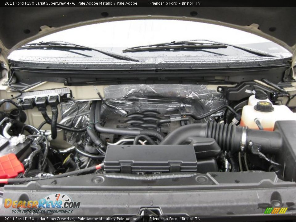 2011 Ford F150 Lariat SuperCrew 4x4 5.0 Liter Flex-Fuel DOHC 32-Valve Ti-VCT V8 Engine Photo #10