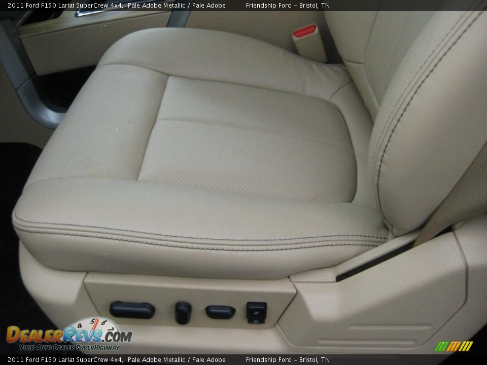 Pale Adobe Interior - 2011 Ford F150 Lariat SuperCrew 4x4 Photo #15