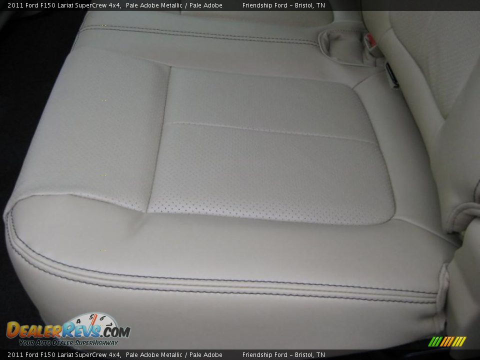 Pale Adobe Interior - 2011 Ford F150 Lariat SuperCrew 4x4 Photo #18