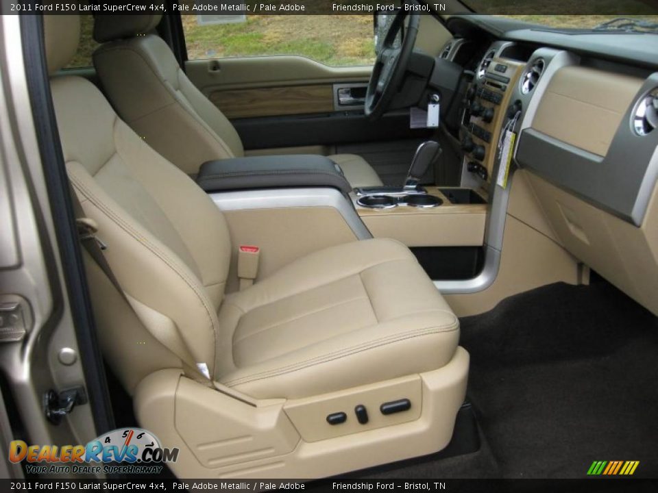 Pale Adobe Interior - 2011 Ford F150 Lariat SuperCrew 4x4 Photo #20