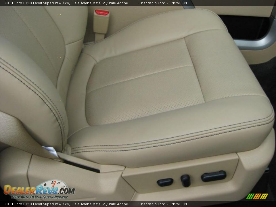 Pale Adobe Interior - 2011 Ford F150 Lariat SuperCrew 4x4 Photo #21