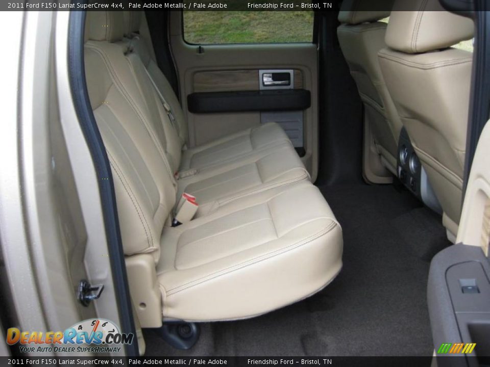 Pale Adobe Interior - 2011 Ford F150 Lariat SuperCrew 4x4 Photo #23