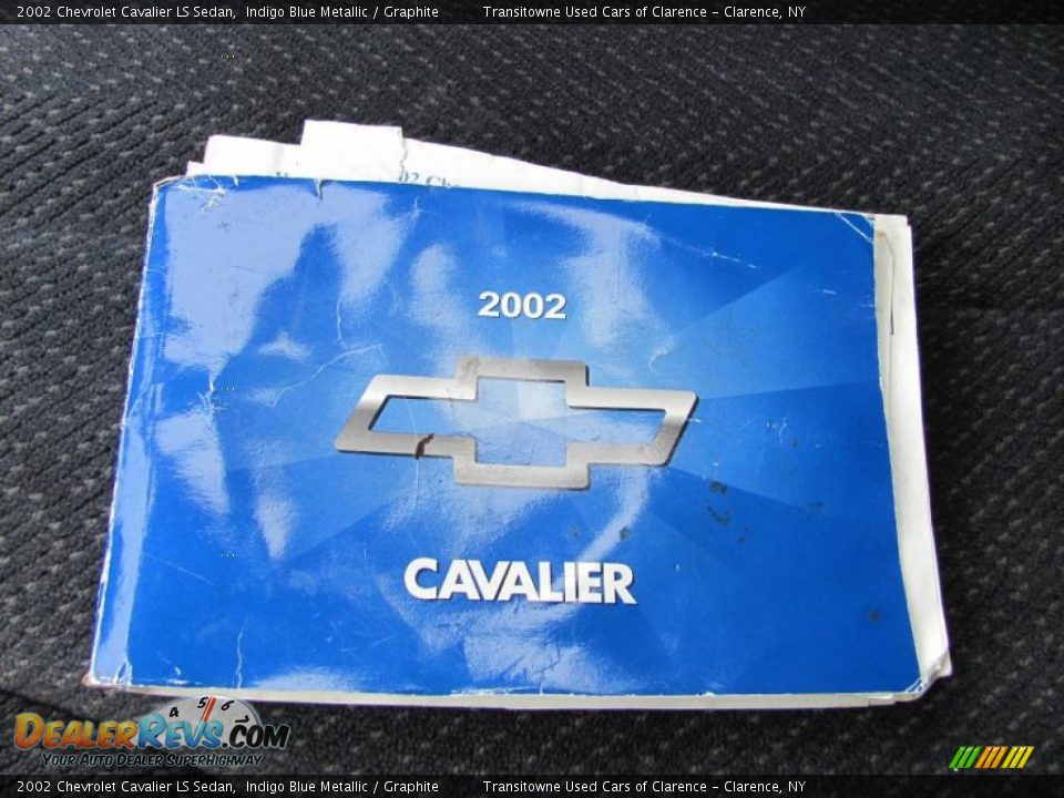 2002 Chevrolet Cavalier LS Sedan Indigo Blue Metallic / Graphite Photo #4
