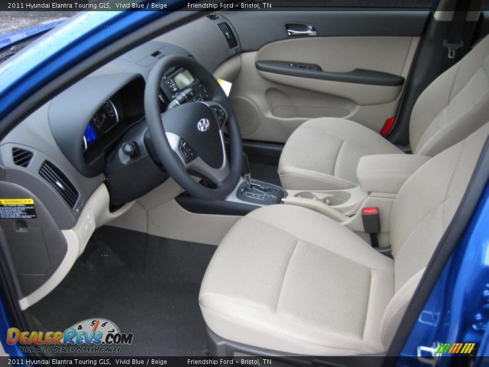 Beige Interior 2011 Hyundai Elantra Touring Gls Photo 12