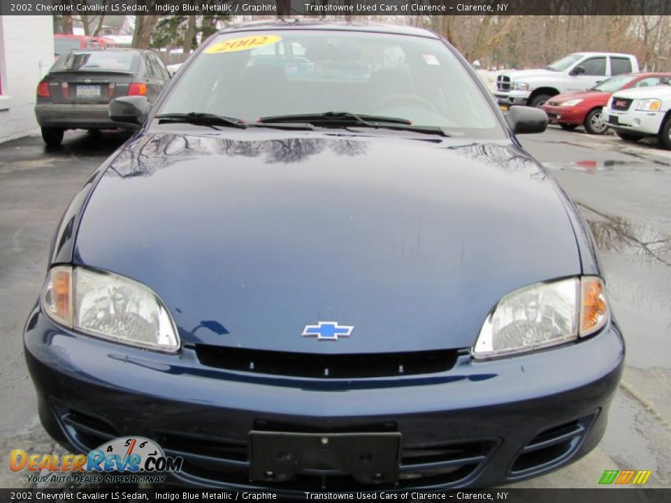 2002 Chevrolet Cavalier LS Sedan Indigo Blue Metallic / Graphite Photo #16