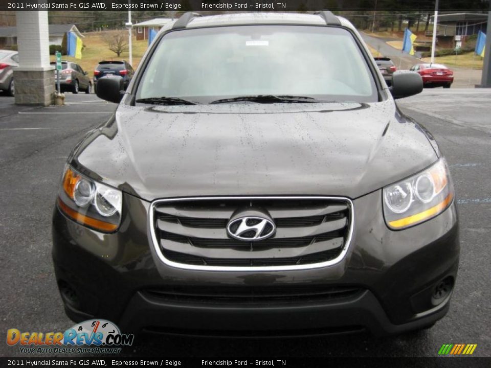 Espresso Brown 2011 Hyundai Santa Fe GLS AWD Photo #3