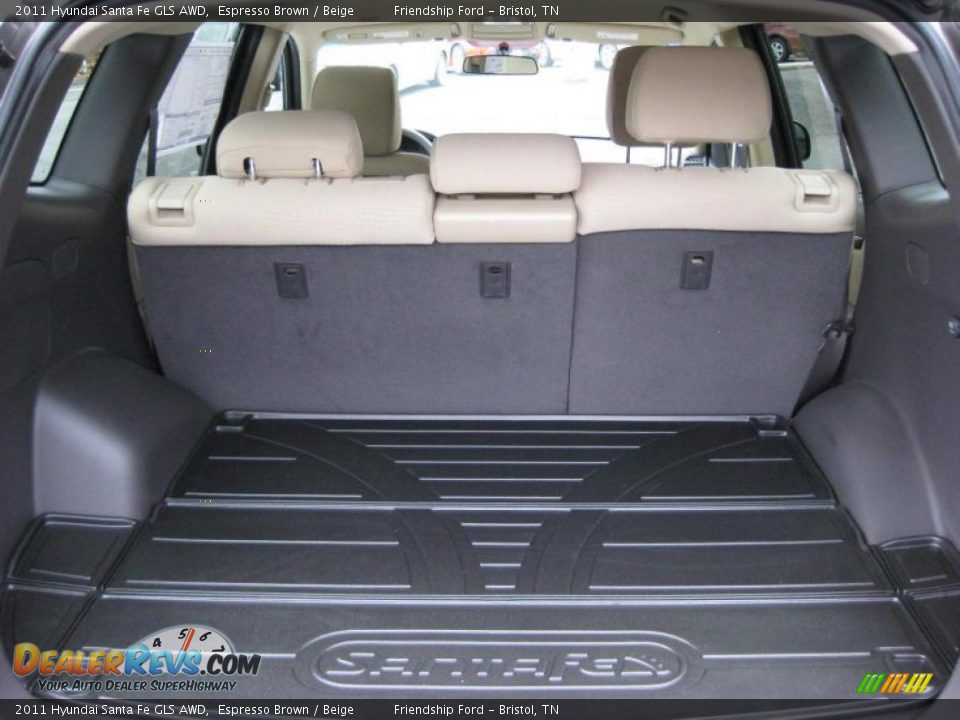 2011 Hyundai Santa Fe GLS AWD Trunk Photo #10