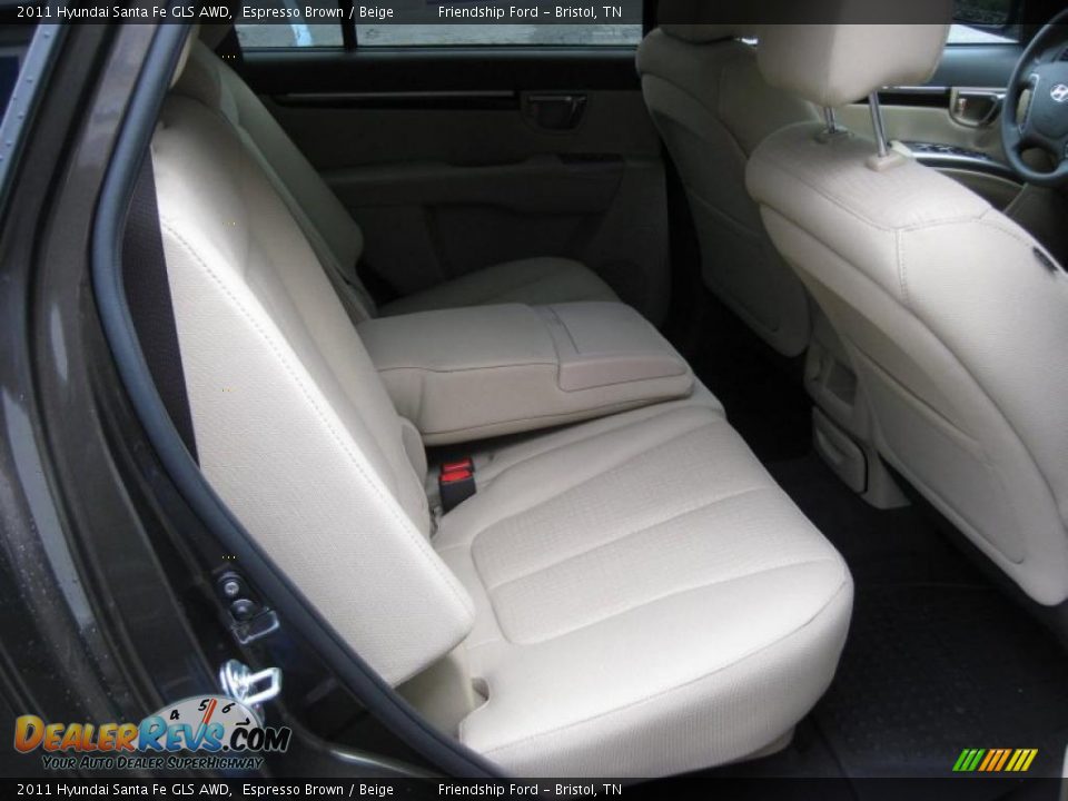 Beige Interior - 2011 Hyundai Santa Fe GLS AWD Photo #20