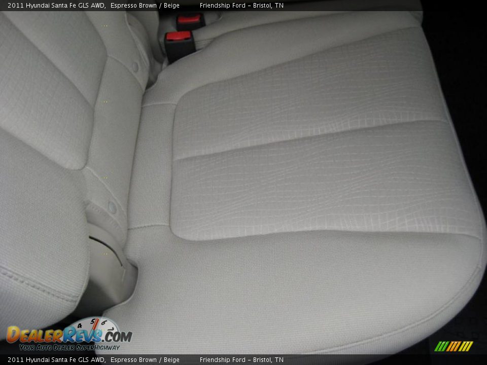 Beige Interior - 2011 Hyundai Santa Fe GLS AWD Photo #21