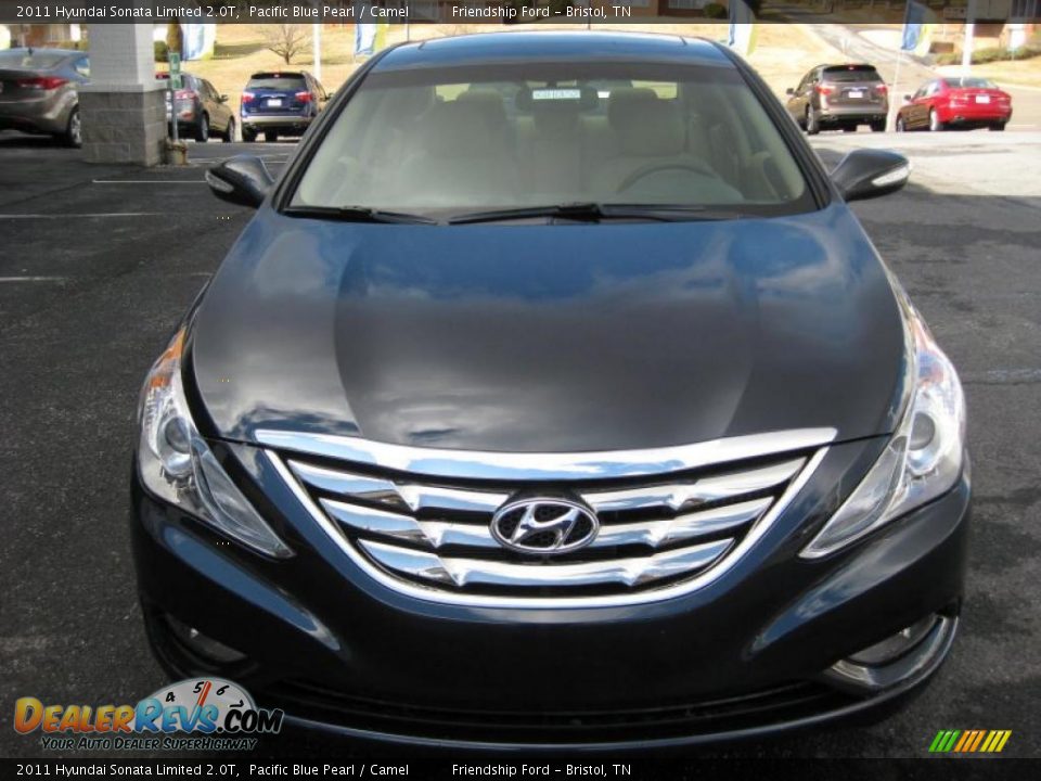 Pacific Blue Pearl 2011 Hyundai Sonata Limited 2.0T Photo #3