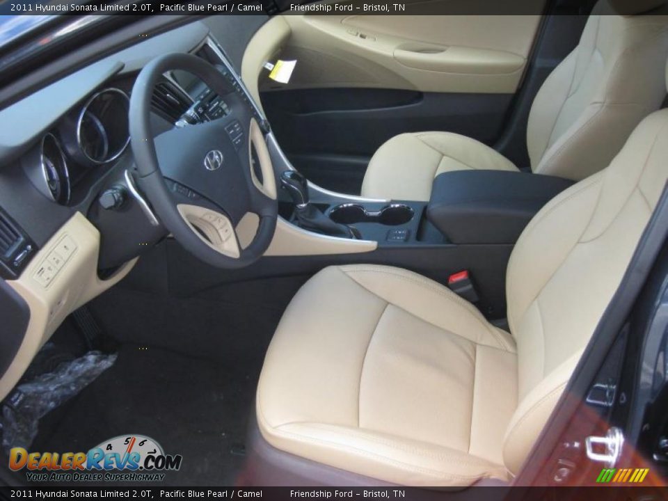 Camel Interior - 2011 Hyundai Sonata Limited 2.0T Photo #12