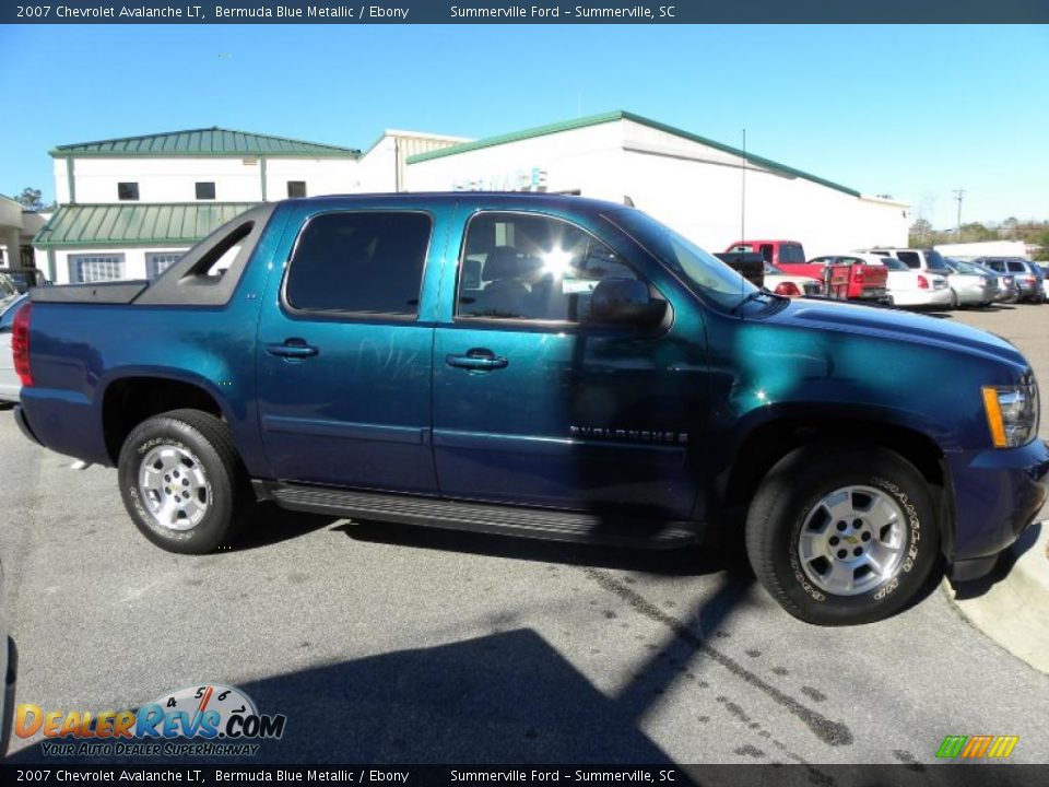 2007 Chevrolet Avalanche LT Bermuda Blue Metallic / Ebony Photo #12