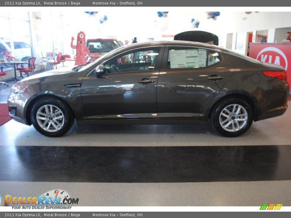 2011 Kia Optima LX Metal Bronze / Beige Photo #3