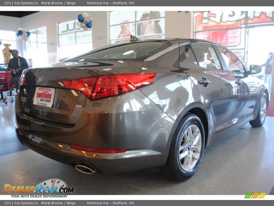 2011 Kia Optima LX Metal Bronze / Beige Photo #6