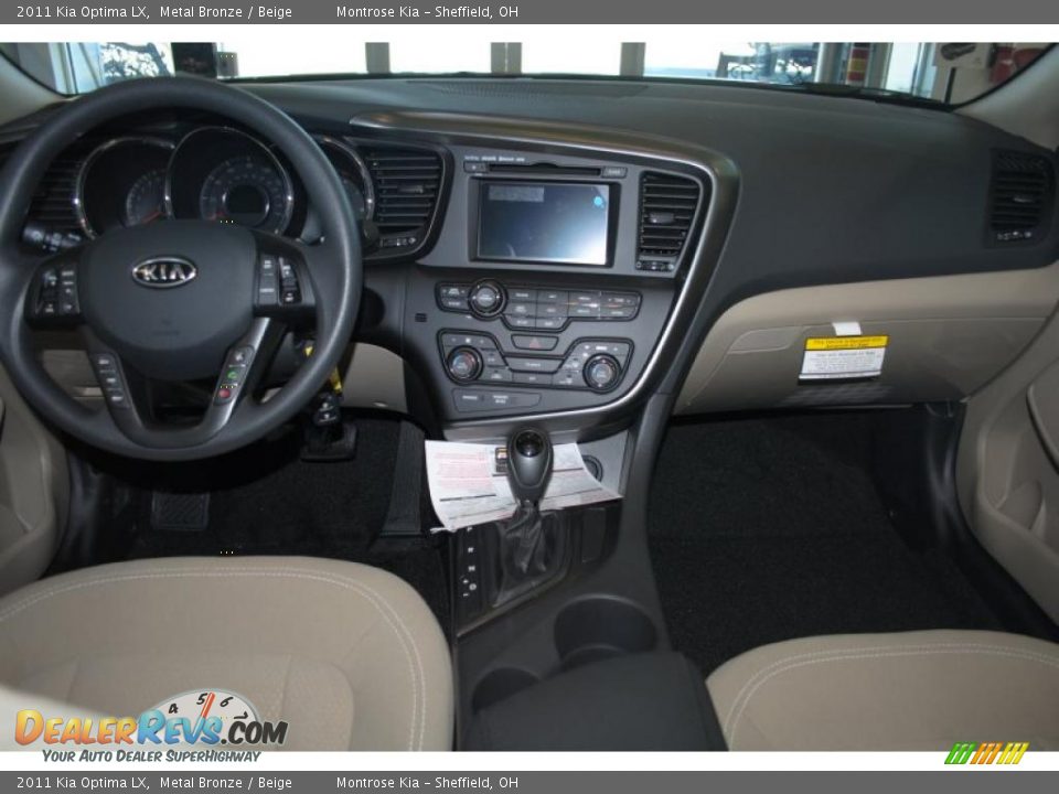 2011 Kia Optima LX Metal Bronze / Beige Photo #11