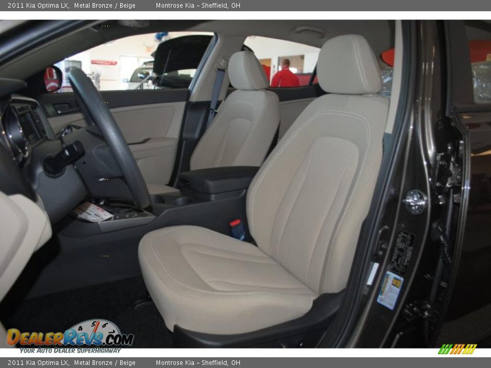 2011 Kia Optima LX Metal Bronze / Beige Photo #12