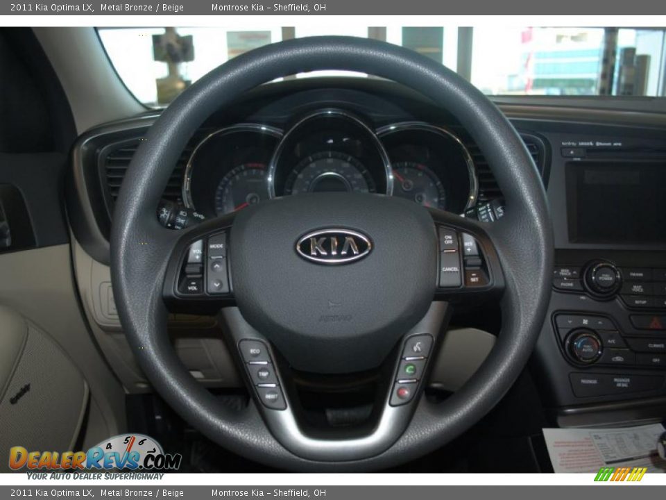 2011 Kia Optima LX Metal Bronze / Beige Photo #23