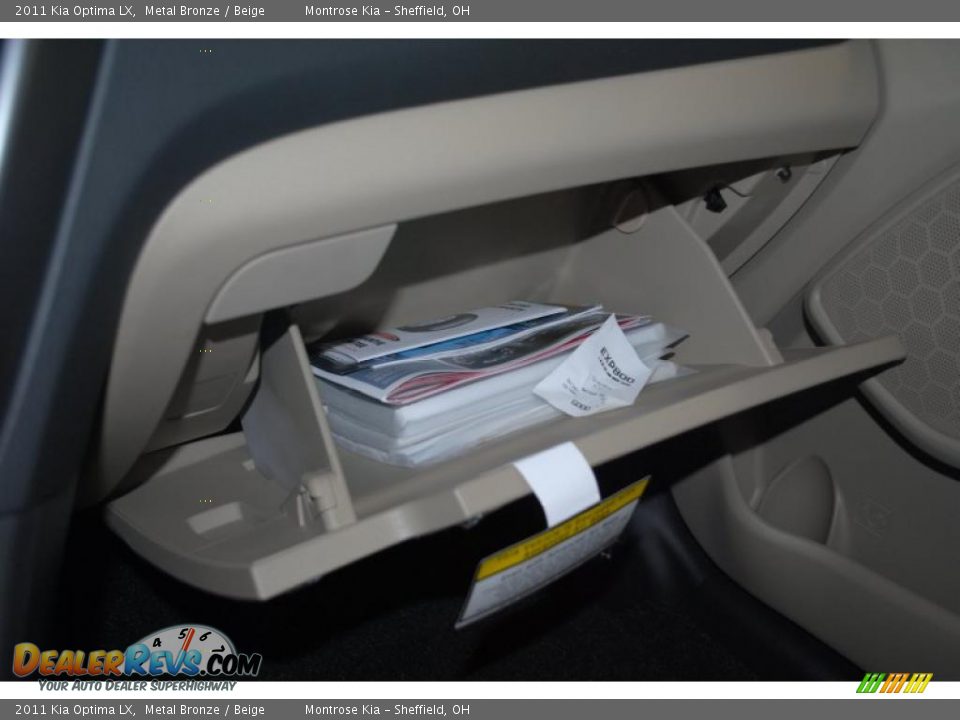 2011 Kia Optima LX Metal Bronze / Beige Photo #36
