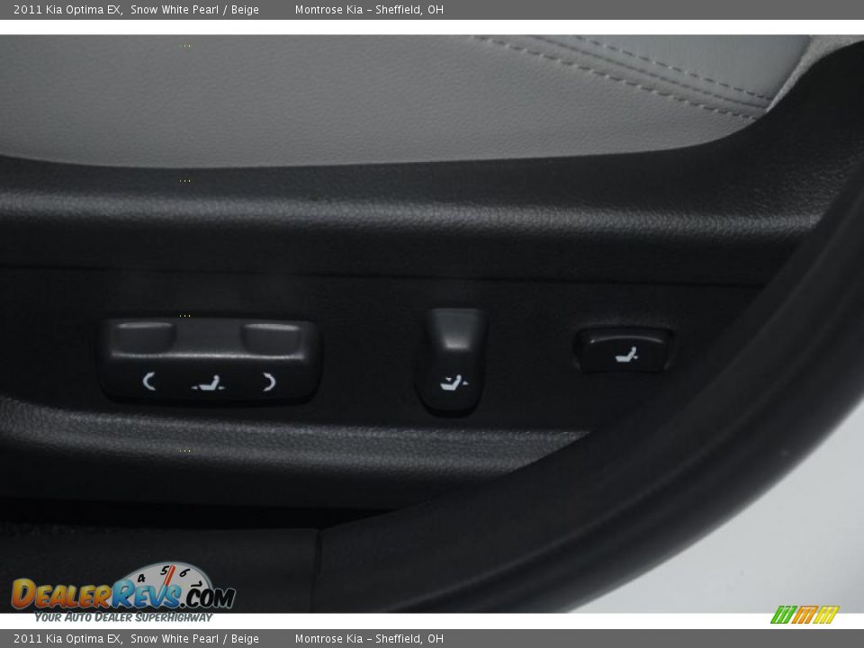 2011 Kia Optima EX Snow White Pearl / Beige Photo #15