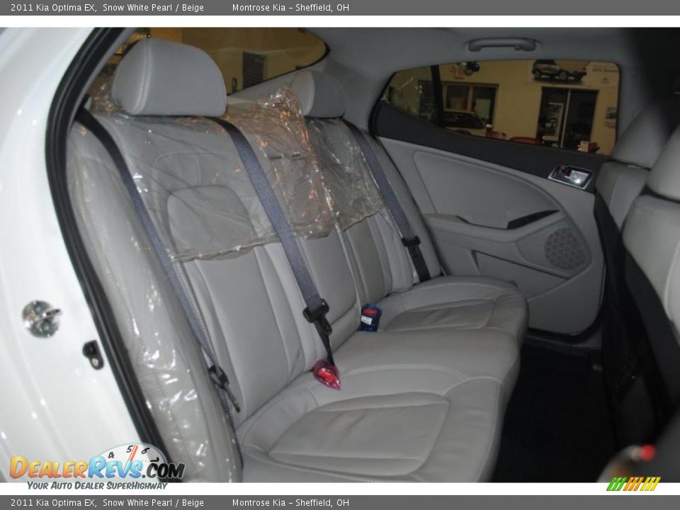2011 Kia Optima EX Snow White Pearl / Beige Photo #18