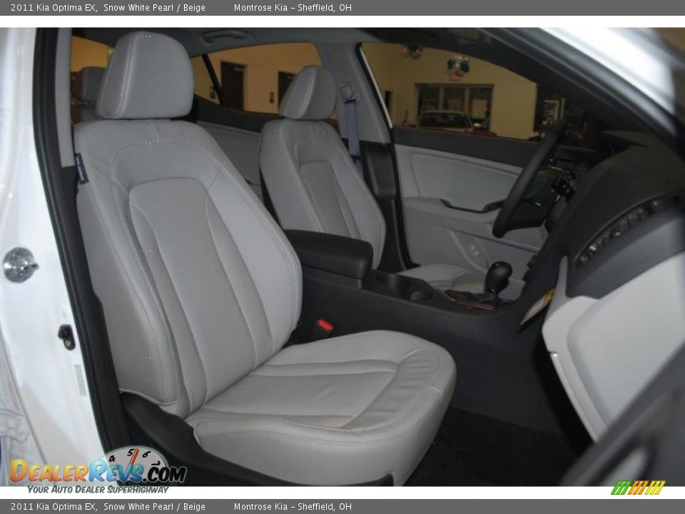 2011 Kia Optima EX Snow White Pearl / Beige Photo #20