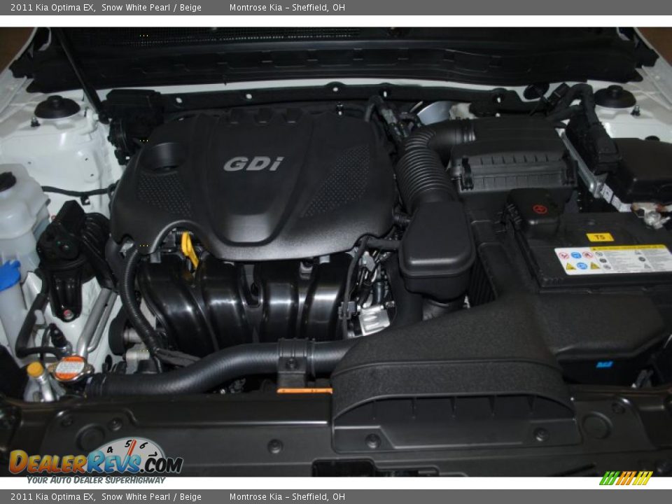 2011 Kia Optima EX Snow White Pearl / Beige Photo #22