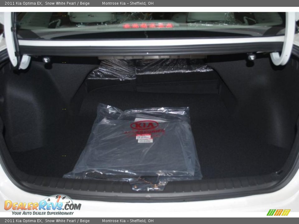 2011 Kia Optima EX Snow White Pearl / Beige Photo #23