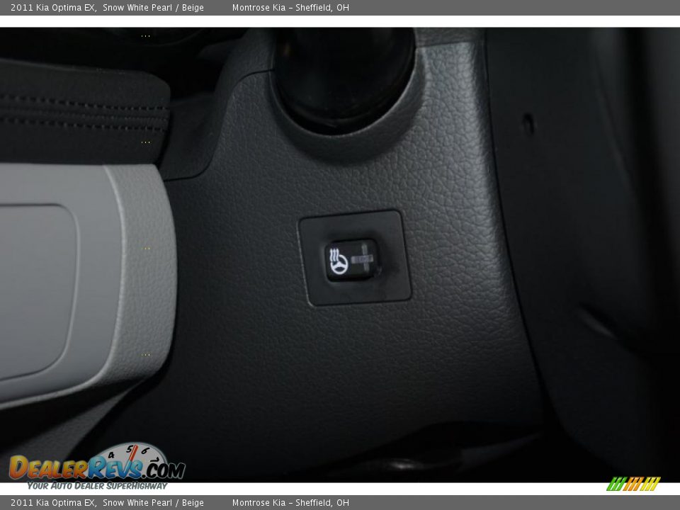 2011 Kia Optima EX Snow White Pearl / Beige Photo #27