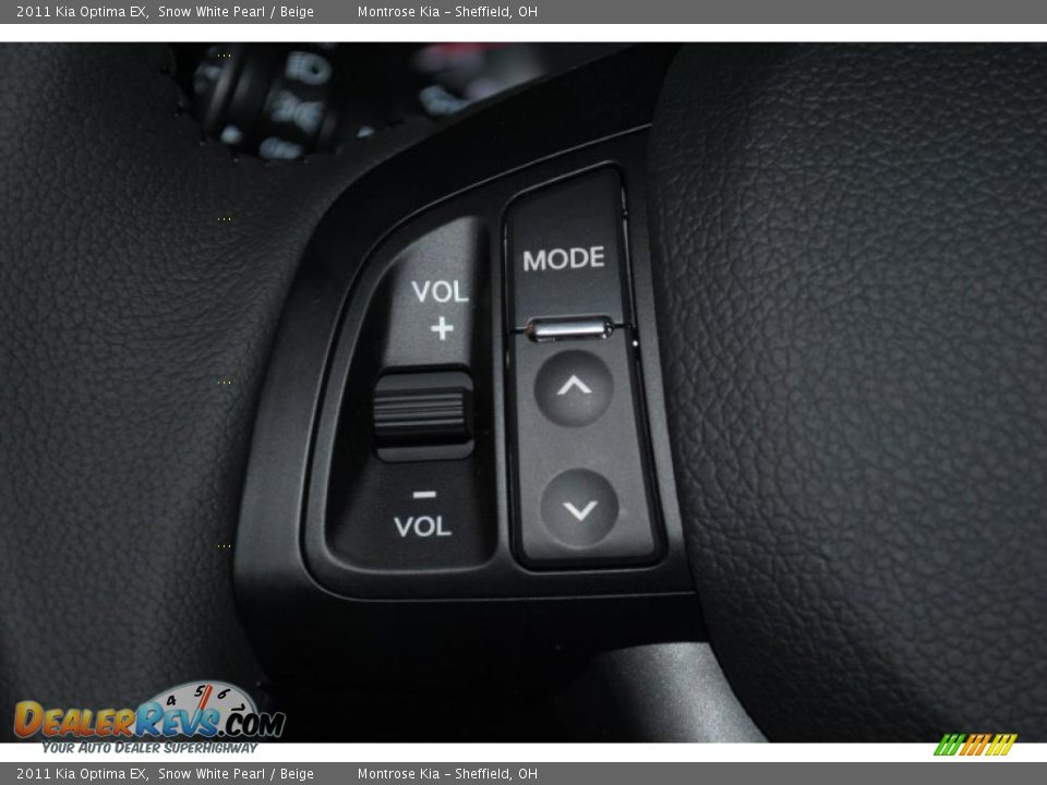 2011 Kia Optima EX Snow White Pearl / Beige Photo #29