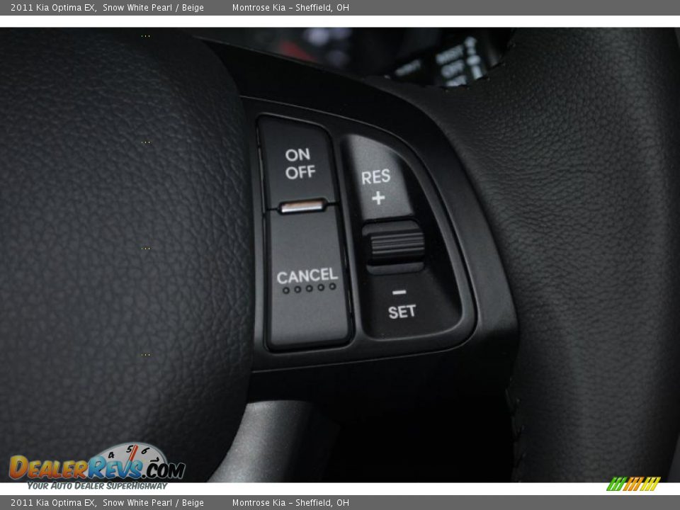 2011 Kia Optima EX Snow White Pearl / Beige Photo #30