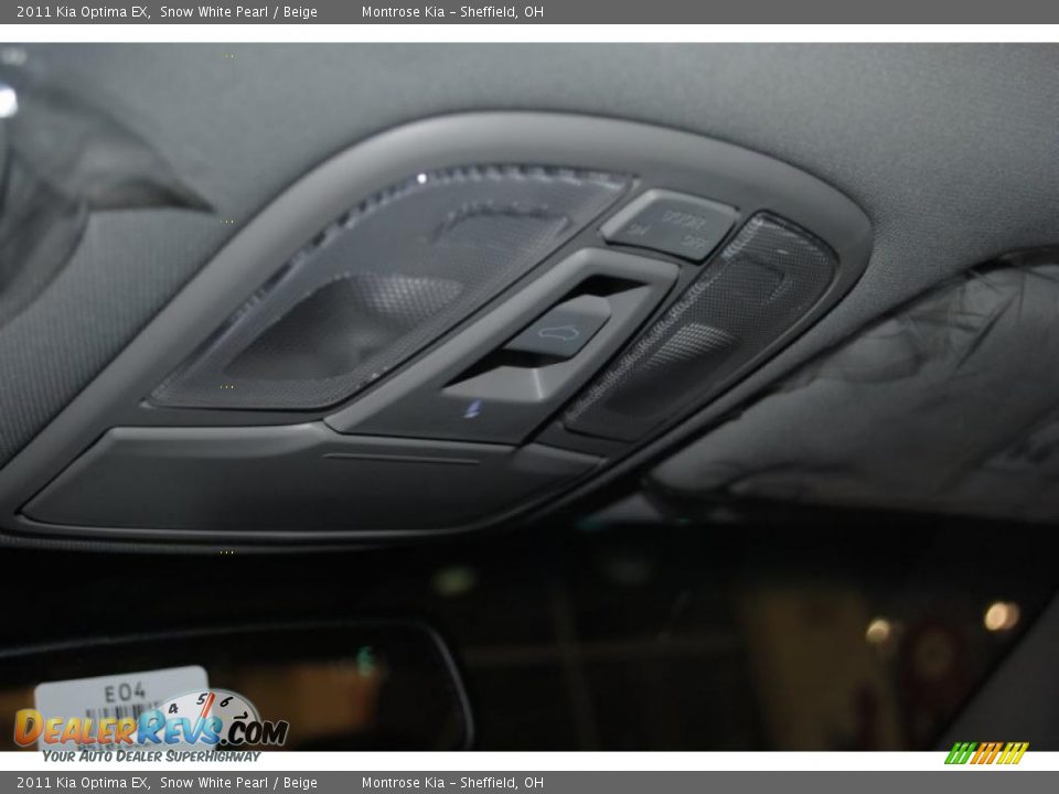 2011 Kia Optima EX Snow White Pearl / Beige Photo #33