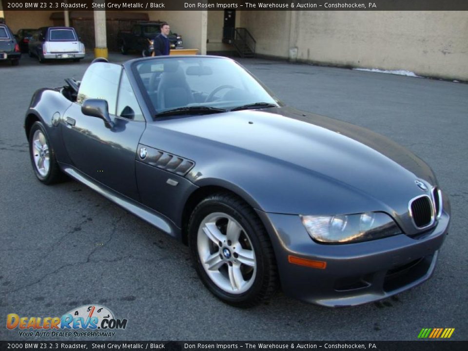 2000 BMW Z3 2.3 Roadster Steel Grey Metallic / Black Photo #4