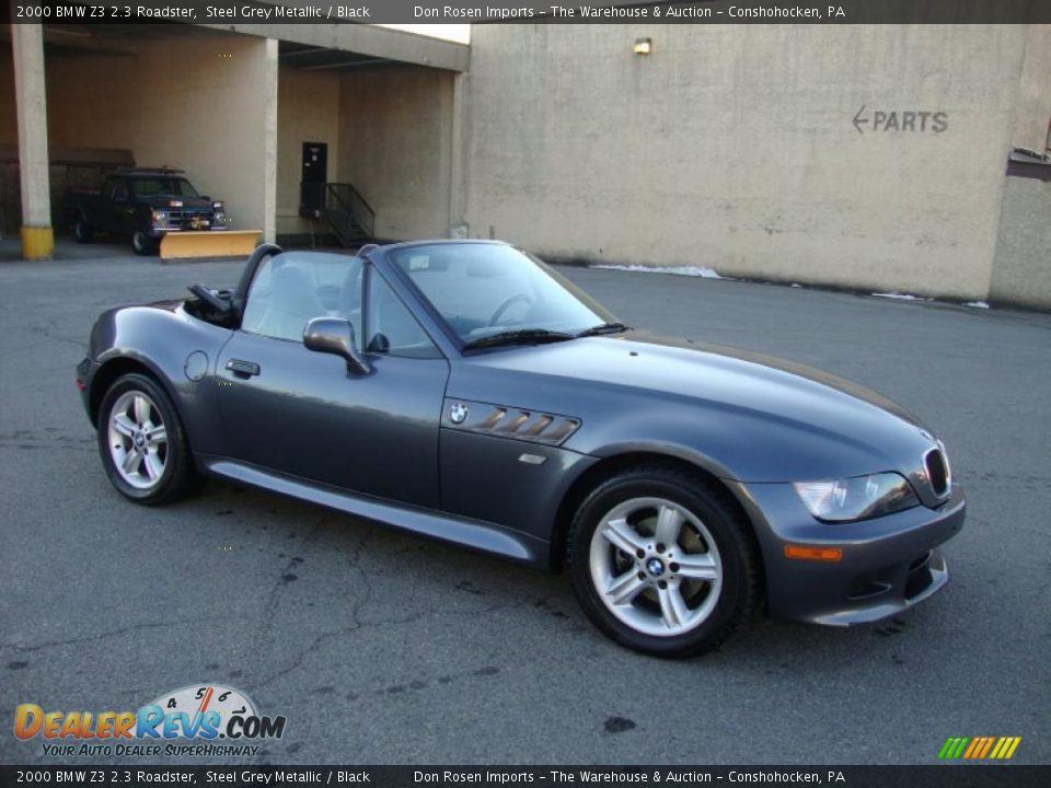 2000 BMW Z3 2.3 Roadster Steel Grey Metallic / Black Photo #6