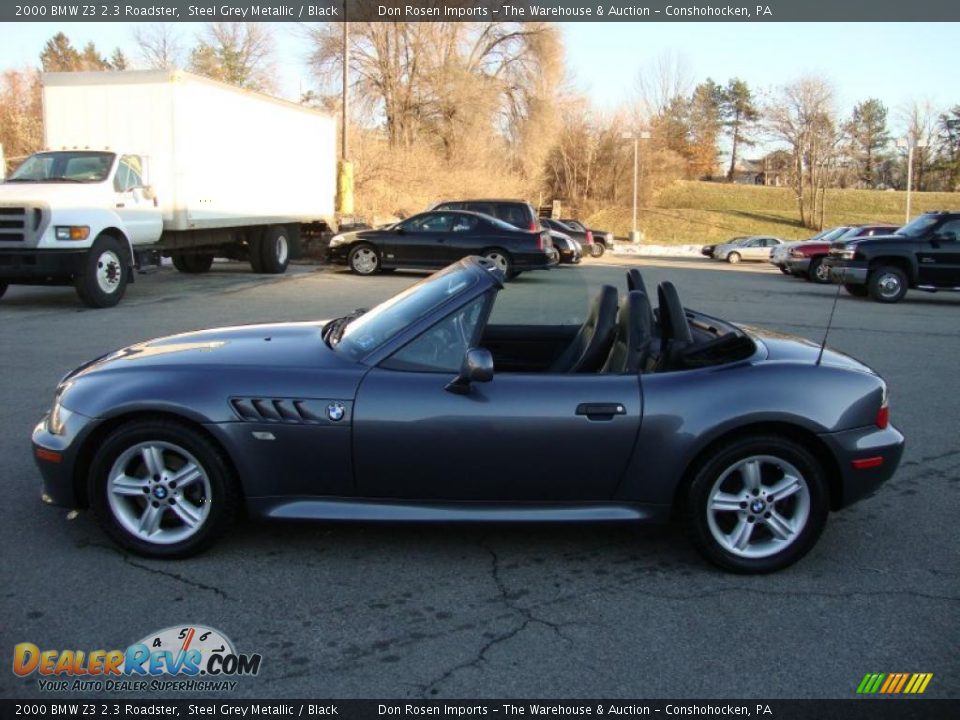 2000 BMW Z3 2.3 Roadster Steel Grey Metallic / Black Photo #11