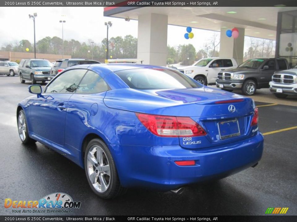 2010 Lexus IS 250C Convertible Ultrasonic Blue Mica / Black Photo #3
