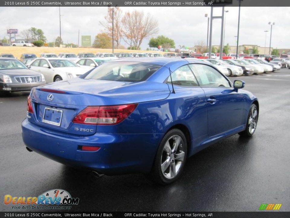2010 Lexus IS 250C Convertible Ultrasonic Blue Mica / Black Photo #5