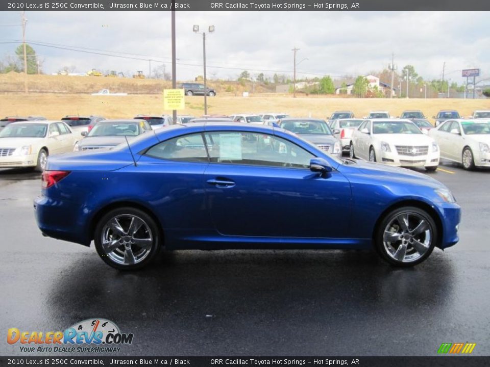2010 Lexus IS 250C Convertible Ultrasonic Blue Mica / Black Photo #6