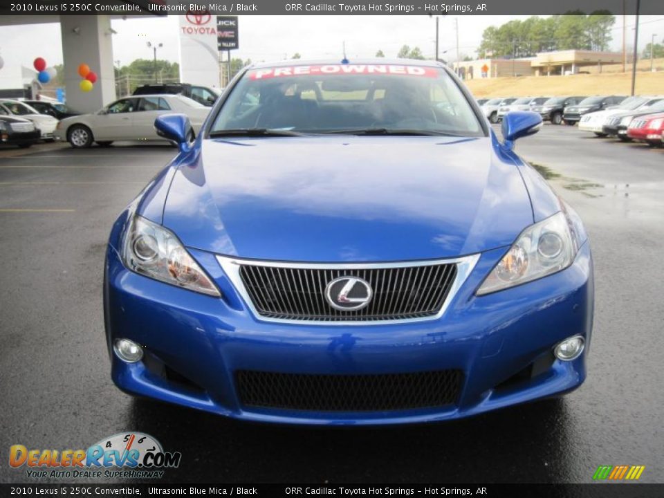 2010 Lexus IS 250C Convertible Ultrasonic Blue Mica / Black Photo #8