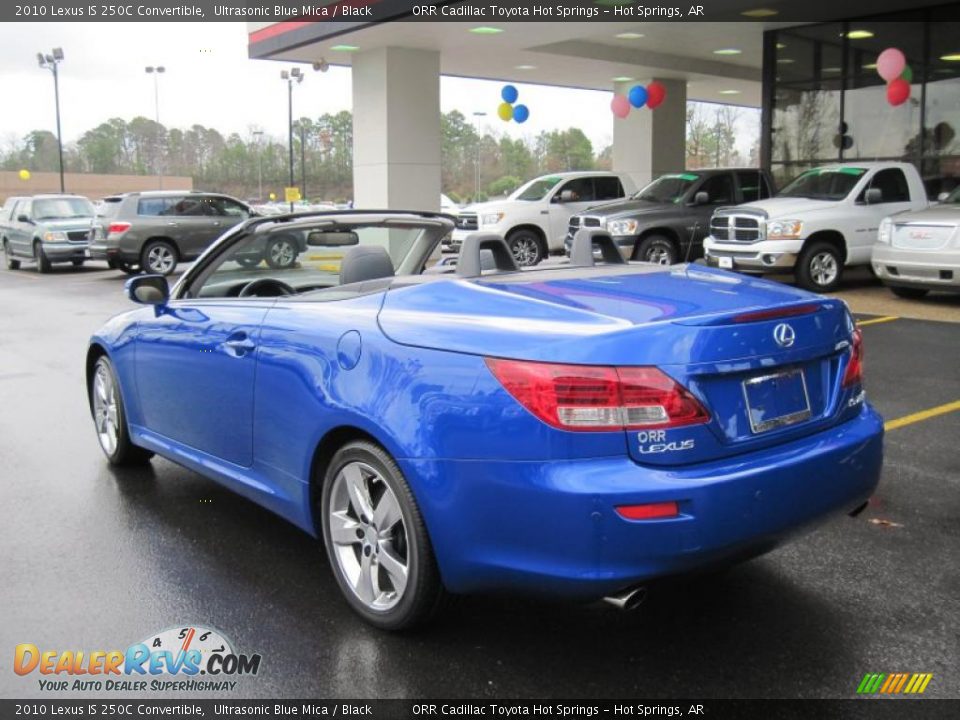 2010 Lexus IS 250C Convertible Ultrasonic Blue Mica / Black Photo #11