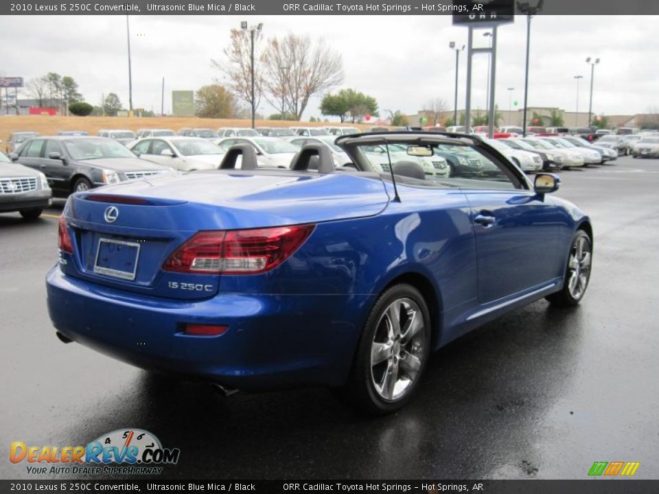 2010 Lexus IS 250C Convertible Ultrasonic Blue Mica / Black Photo #13