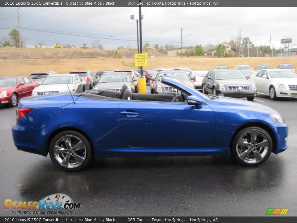 2010 Lexus IS 250C Convertible Ultrasonic Blue Mica / Black Photo #14
