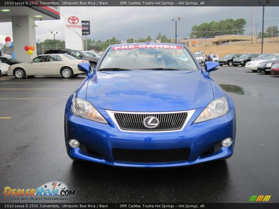 2010 Lexus IS 250C Convertible Ultrasonic Blue Mica / Black Photo #16