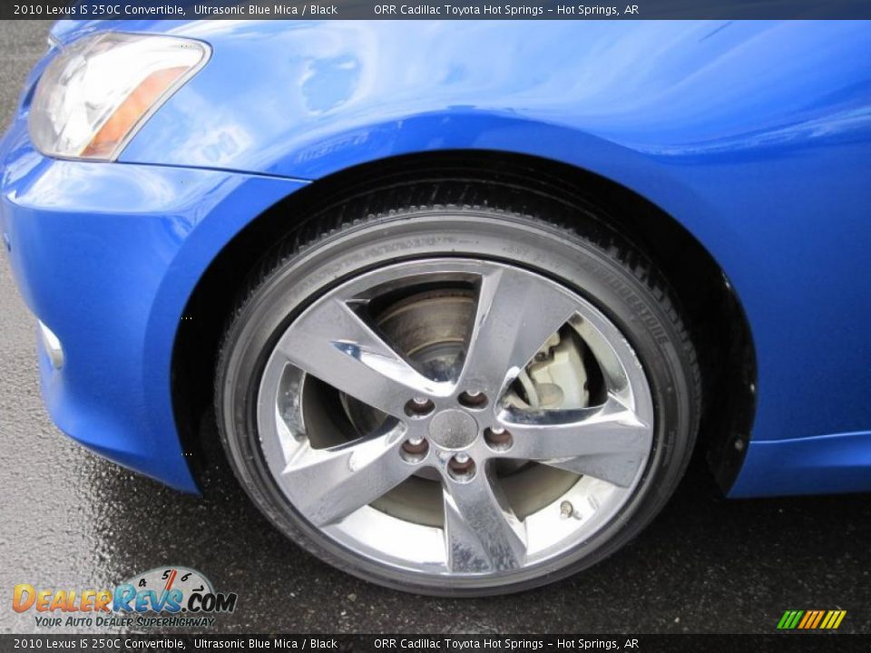 2010 Lexus IS 250C Convertible Ultrasonic Blue Mica / Black Photo #17