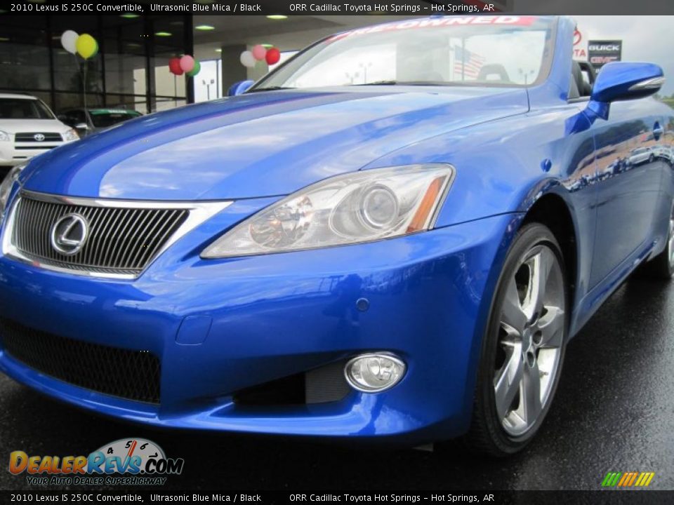 2010 Lexus IS 250C Convertible Ultrasonic Blue Mica / Black Photo #18
