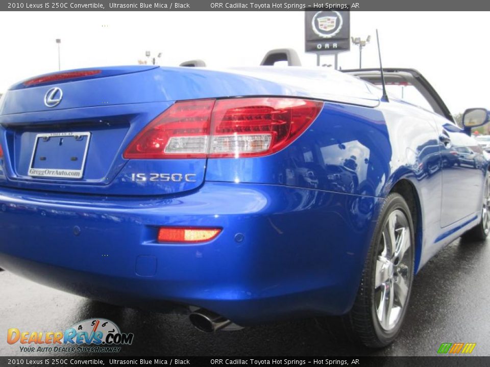 2010 Lexus IS 250C Convertible Ultrasonic Blue Mica / Black Photo #19